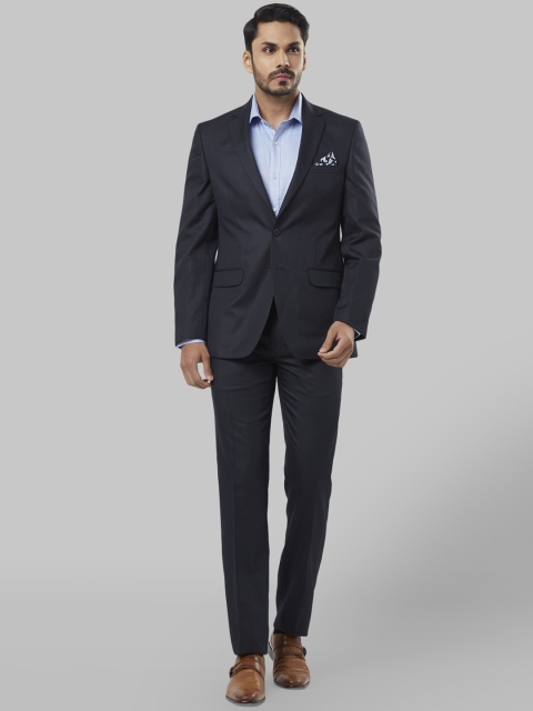 

Raymond Navy Blue Solid Regular Fit Suit