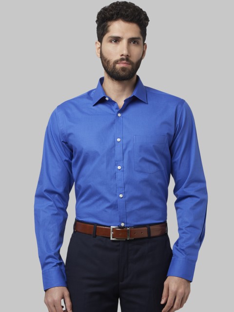 

Park Avenue Men Blue Slim Fit Solid Formal Shirt