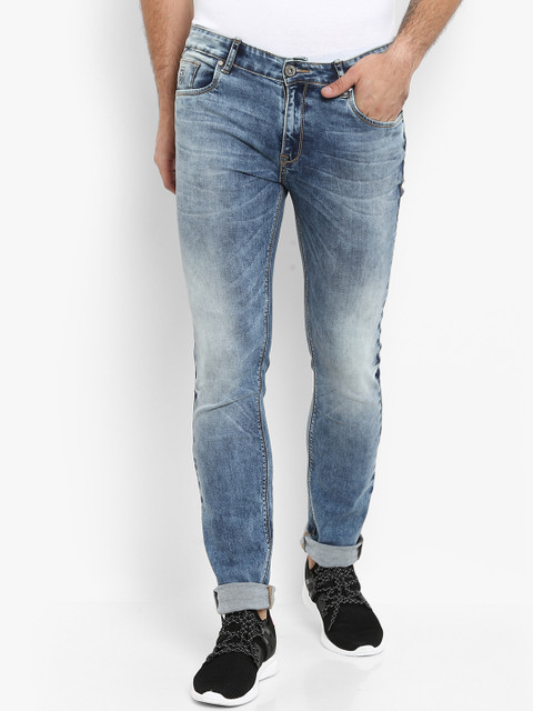 

Mufti Men Blue Slim Fit Mid-Rise Clean Look Stretchable Jeans