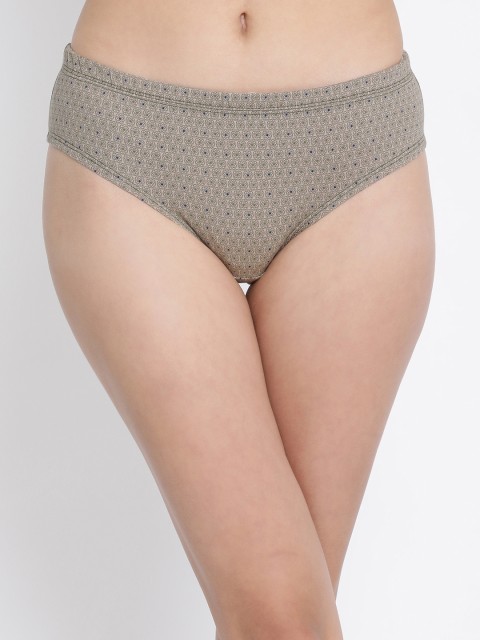 

Clovia Women Brown Self Design Hipster Briefs PN2950P06