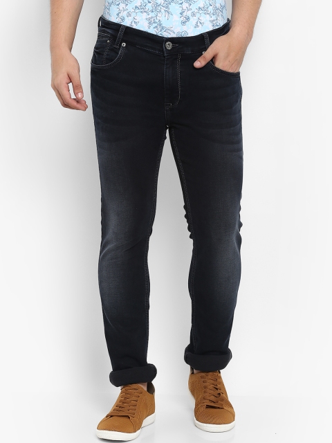 

Mufti Men Black Regular Fit Mid-Rise Clean Look Stretchable Jeans