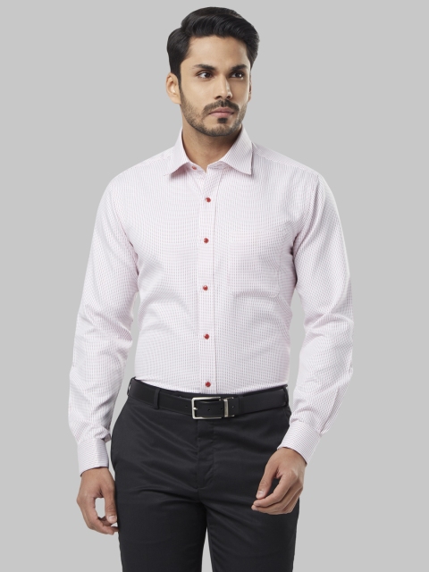 

Raymond Men Red & Off-White Regular Fit Printed Formal Shirt