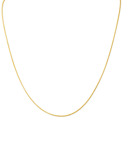 

Mia by Tanishq 14KT Yellow Gold Rolo Chain