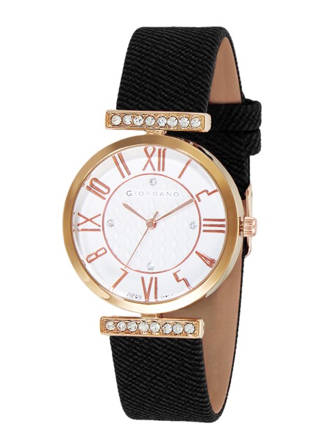 

GIORDANO Women White Analogue Watch C2152