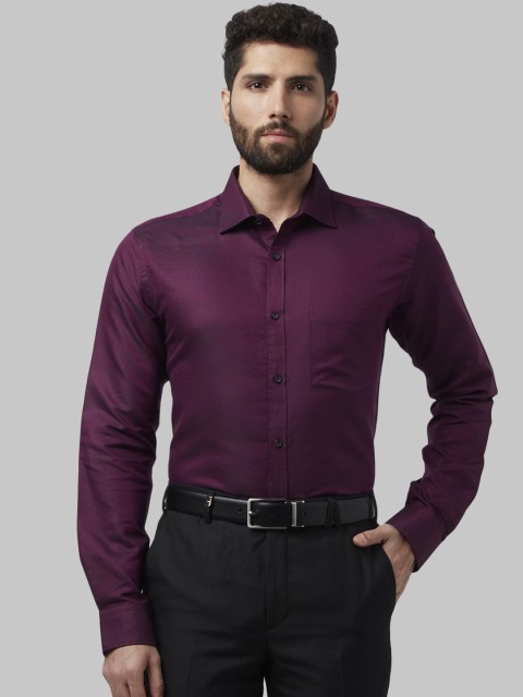 

Park Avenue Men Purple Slim Fit Solid Formal Shirt