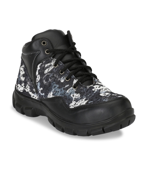 

Eego Italy Men Black Synthetic High-Top Trekking Shoes