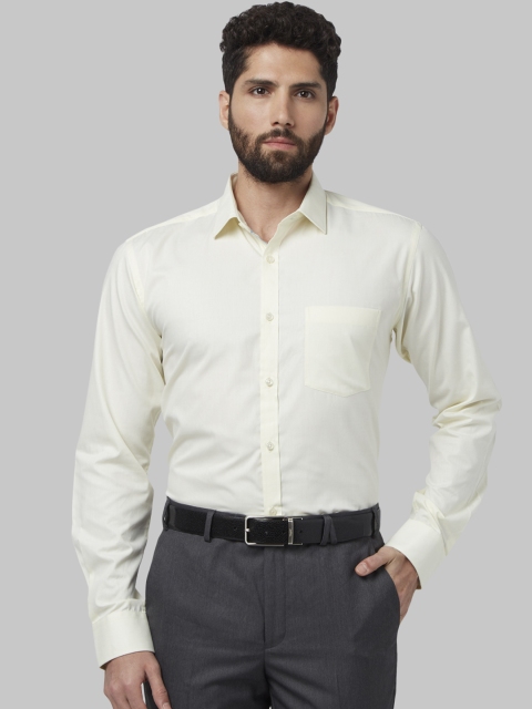 

Park Avenue Men Yellow Slim Fit Solid Formal Shirt