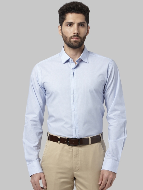 

Park Avenue Men Blue Slim Fit Solid Formal Shirt