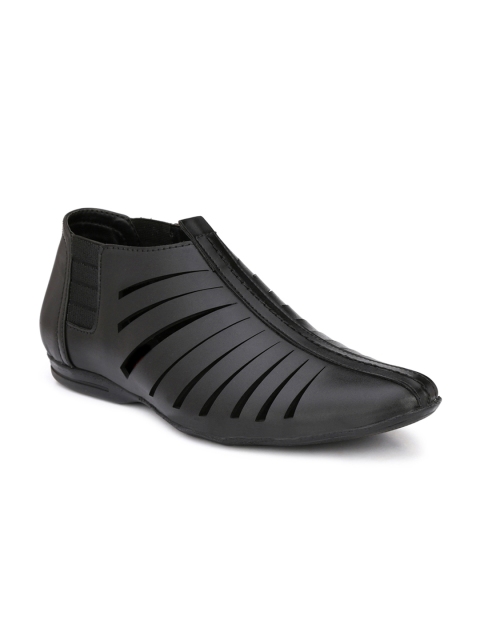 

Eego Italy Men Black Comfort Sandals