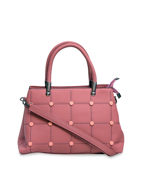 

LEGAL BRIBE Pink Textured Handheld Bag