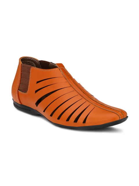 

Eego Italy Men Tan Brown Fisherman Sandals