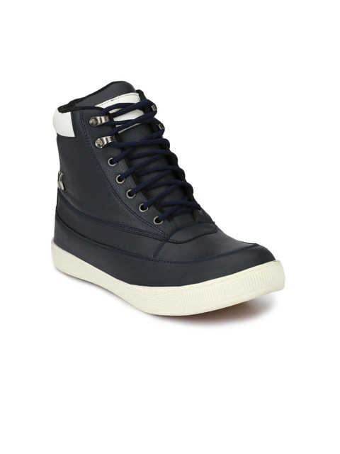 

Eego Italy Men Navy Blue Synthetic High-Top Trekking Shoes