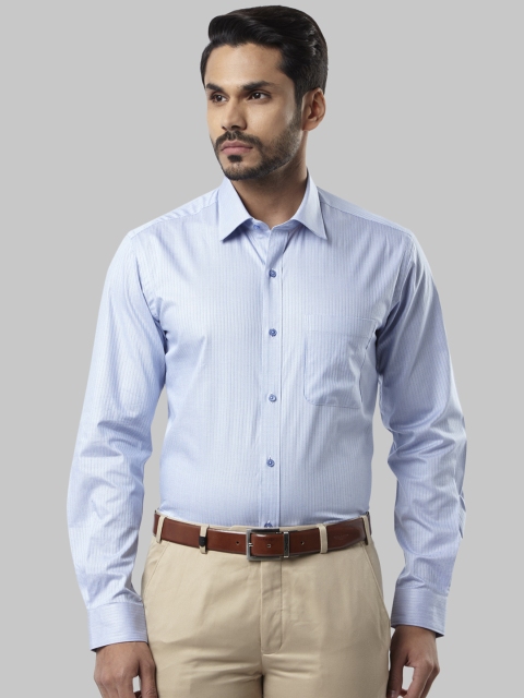 

Raymond Men Blue Regular Fit Printed Formal Shirt