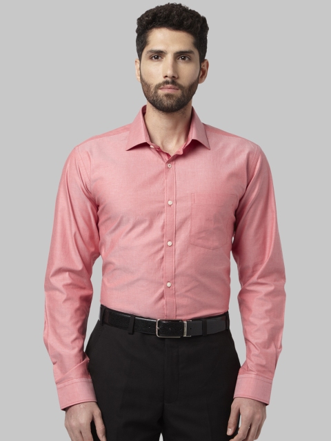 

Park Avenue Men Red Slim Fit Solid Formal Shirt