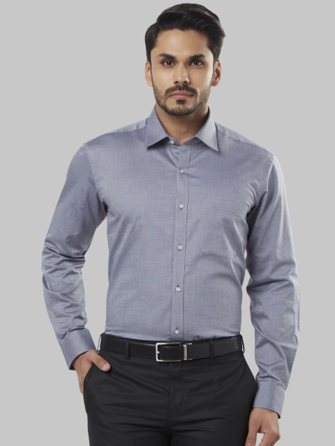 

Raymond Men Grey Regular Fit Printed Formal Shirt
