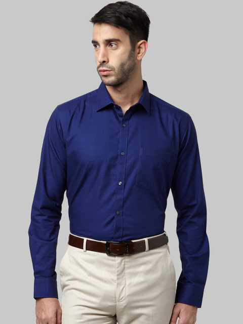 

Park Avenue Men Blue Slim Fit Solid Formal Shirt