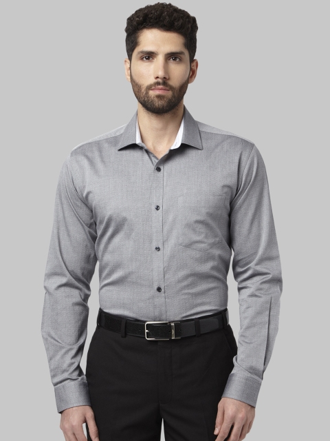 

Park Avenue Men Grey Slim Fit Solid Formal Shirt
