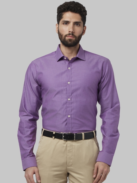 

Park Avenue Men Purple Slim Fit Solid Formal Shirt