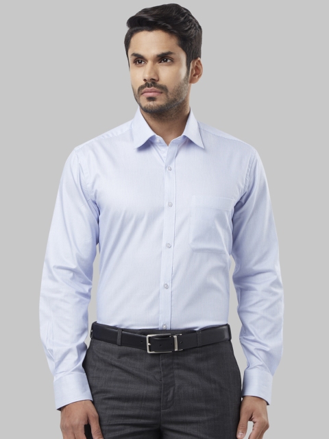 

Raymond Men Blue Regular Fit Solid Formal Shirt