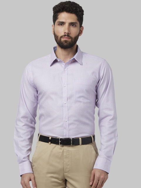 

Park Avenue Men Purple & Pink Slim Fit Printed Formal Shirt