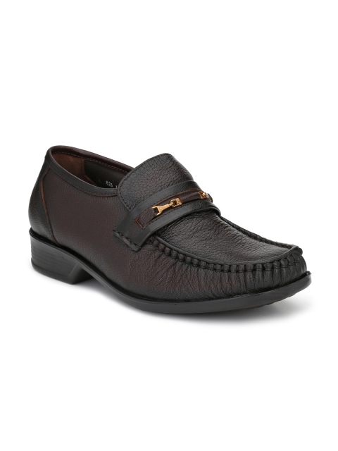 

Hitz Men Black Leather Slip On Formal Shoes