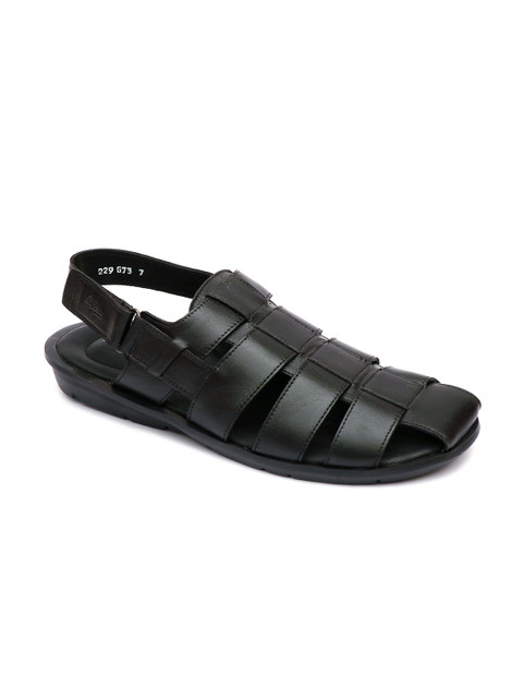 

Hitz Men Black Comfort Sandals