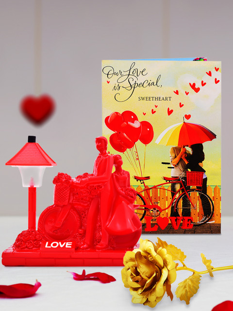 

Archies Pack of 3 Valentines Day Gift Set, Red