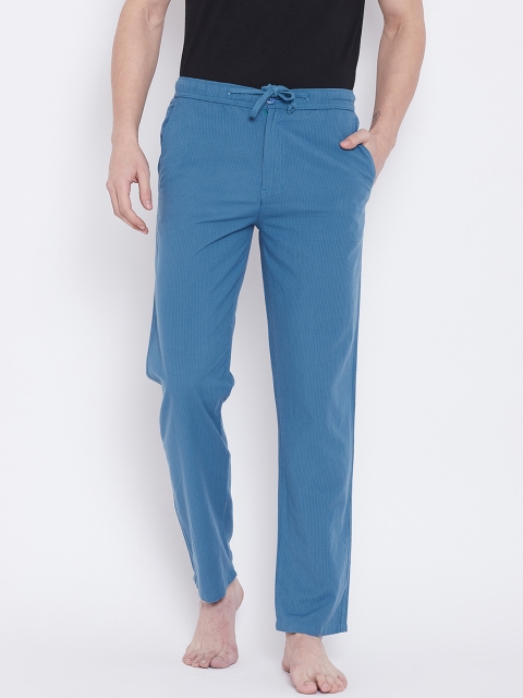 

Wear Your Mind Off BlueSolid Pyjamas For Men, Blue