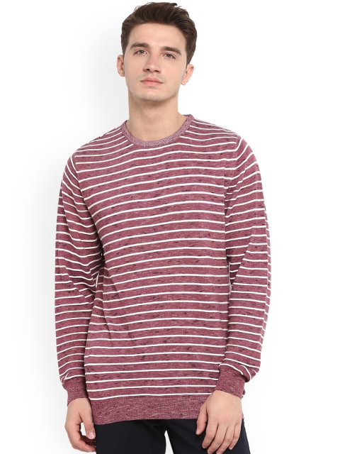 

Monte Carlo Men Mauve Striped Pullover