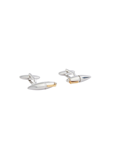 

shaze Silver-Toned Quirky Cufflinks
