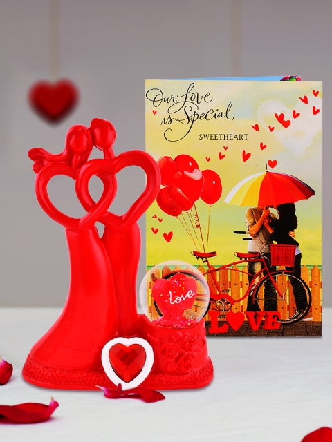 

Archies Multicoloured Couple Figurine with Greeting Card, Multi