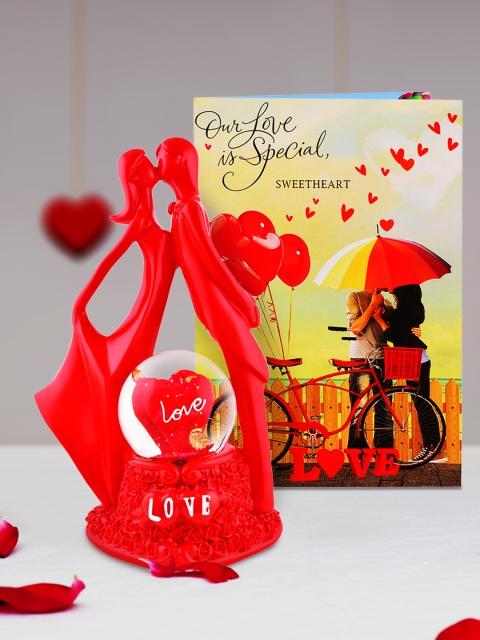 

Archies Multicoloured Couple Figurine with Greeting Card, Multi