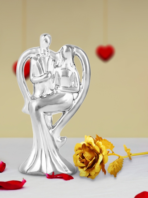 

Archies Multicoloured Combo of Love Figurine & Rose, Multi