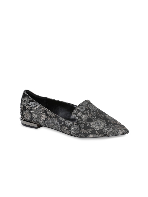 

ALDO Women Black Woven Design Pumps