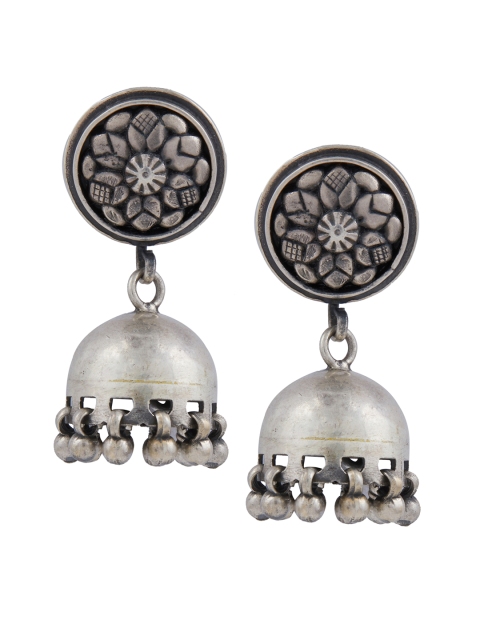 

ahilya Sterling Silver Floret Jhumki