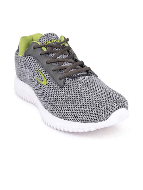 Duke Men Grey Running Shoes