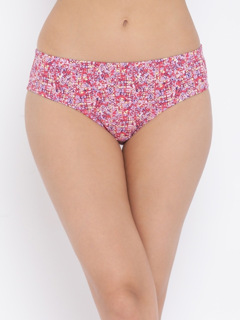 

Clovia Women Pink Printed Hipster Brief PN2912P16XL
