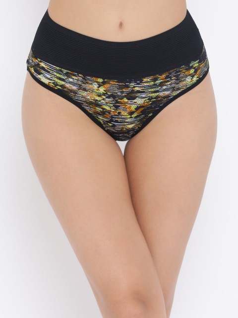 

Clovia Women Black Printed Hipster Brief PN2890A11XL