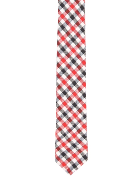 

Blacksmith Red Checked Skinny Tie