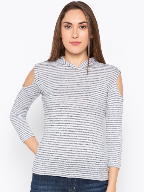 

Globus Women White Striped Top