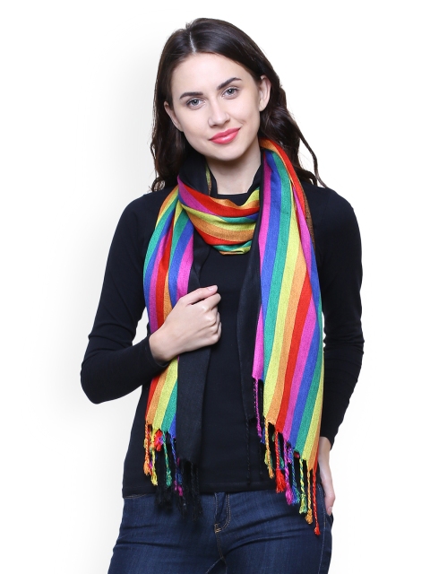 

Anekaant Women Multicoloured Woven Design Stole, Multi
