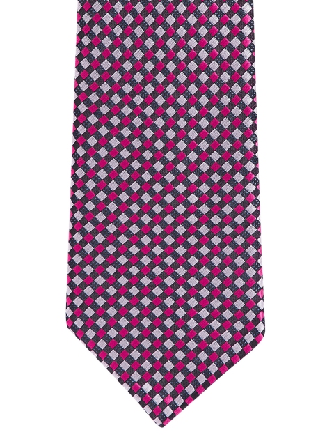 

Alvaro Castagnino Pink & Black Printed Broad Tie