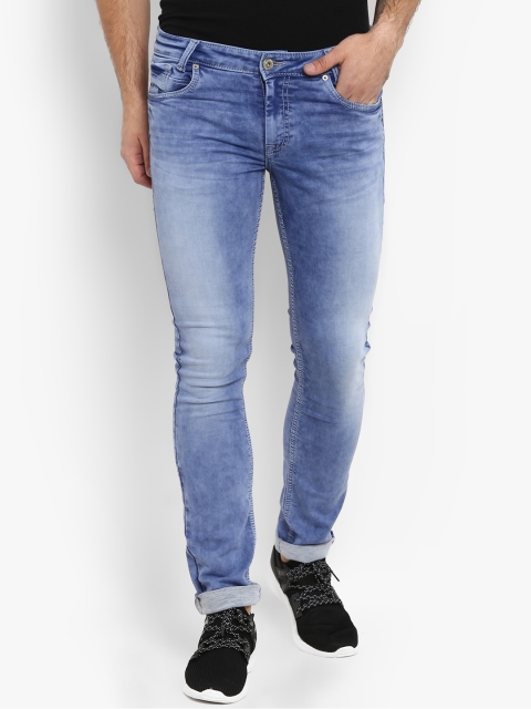 

Mufti Men Blue Slim Fit Mid-Rise Clean Look Stretchable Jeans