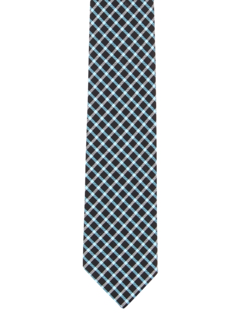 

Blacksmith Black & Blue Checked Skinny Tie