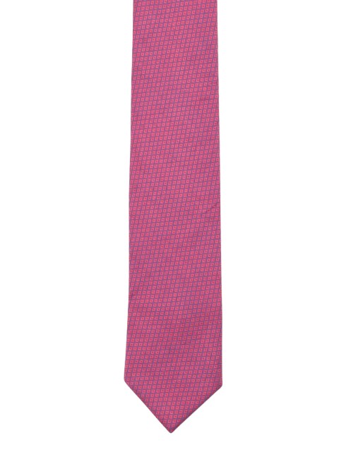 

Blacksmith Pink Woven Design Skinny Tie