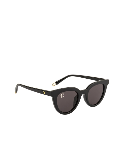

Clark N Palmer Women Oval Sunglasses CNP-Z8539, Black