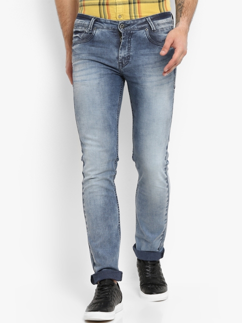 

Mufti Men Blue Slim Fit Mid-Rise Clean Look Stretchable Jeans