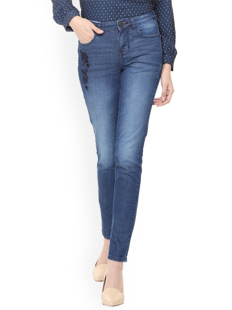 

Van Heusen Woman Blue Slim Fit Mid-Rise Clean Look Stretchable Jeans