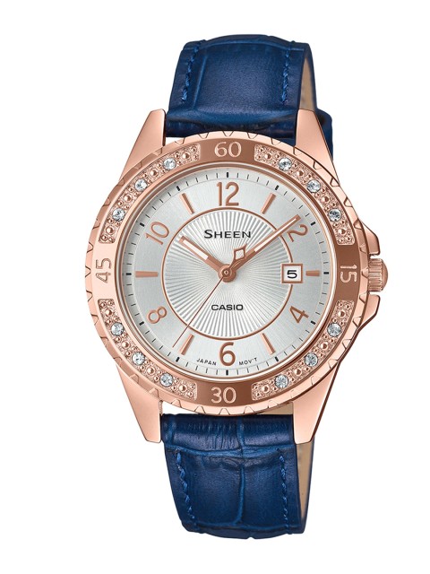

CASIO Sheen Women Silver-Toned Analogue Watch SH204 SHE-4532PGL-7AUDF