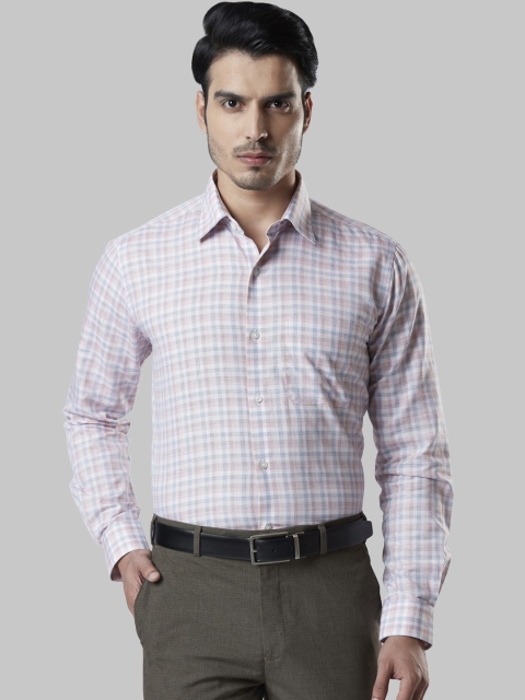 

Raymond Men Multicoloured Regular Fit Checked Formal Shirt, Multi
